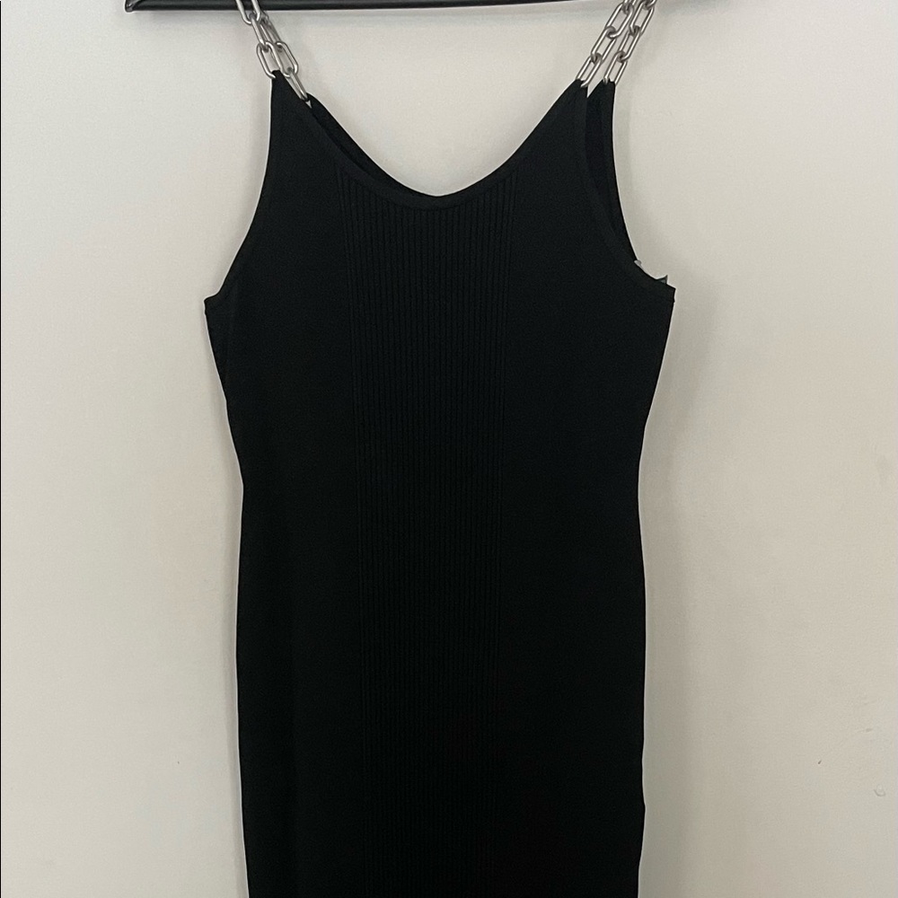 Alexander Wang black dress with chain straps - Picture 5 of 5
